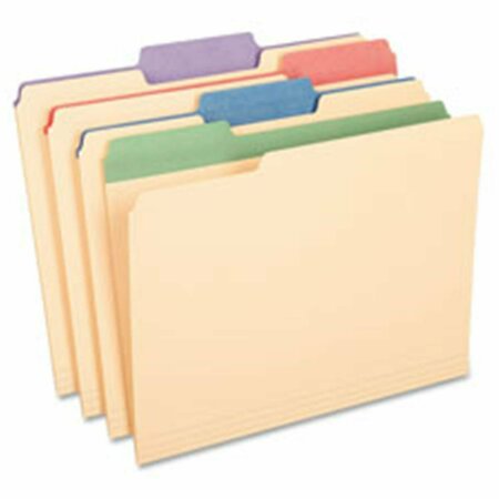 ESSELTE Color Tab Folders-Ltr-.33 Cut-11pt-225 Sht Cap, 50PK ESS84101